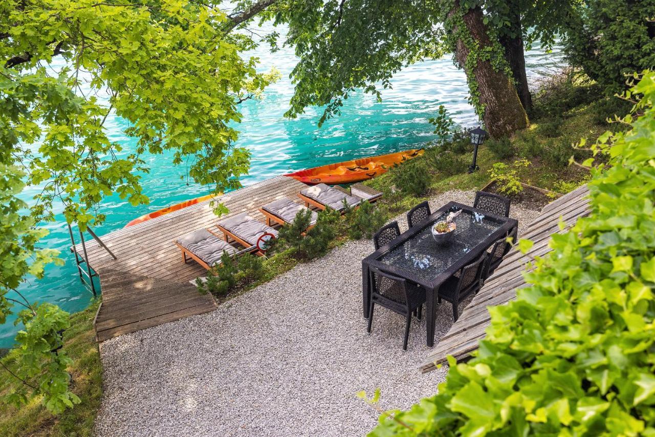 Private Beach House On Lake ブレッド エクステリア 写真