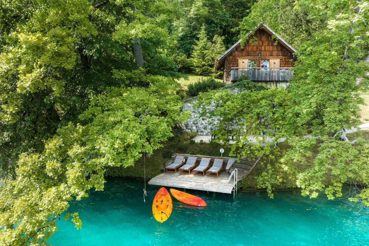 Private Beach House On Lake ブレッド エクステリア 写真